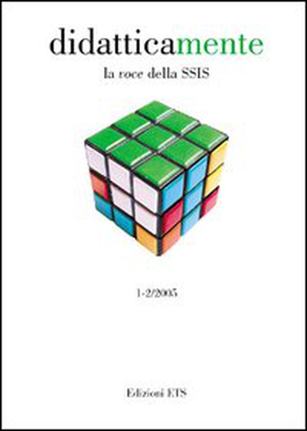 Didatticamente. La voce della SSIS (2004) vol. 1-2 - Librerie.coop Didatticamente. La voce della SSIS (2004) vol. 1-2 - Librerie.coop