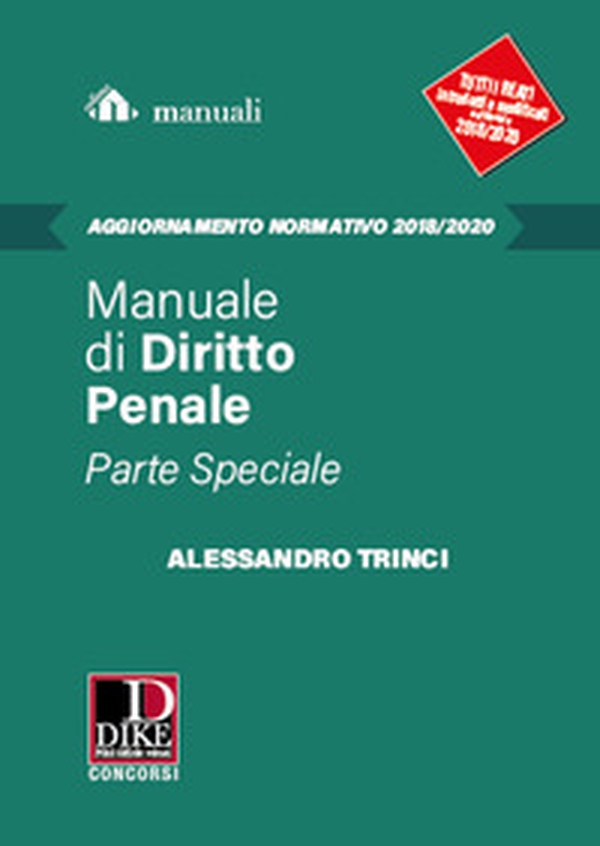 Manuale di diritto penale. Parte speciale - Librerie.coop Manuale di diritto penale. Parte speciale - Librerie.coop