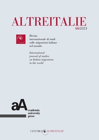 Altreitalie. Rivista internazionale di studi sulle popolazioni di origine italiana nel mondo - Vol. 66 - Librerie.coop Altreitalie. Rivista internazionale di studi sulle popolazioni di origine italiana nel mondo - Vol. 66 - Librerie.coop