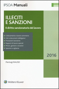 Illeciti e sanzioni. Il diritto sanzionatorio del lavoro - Librerie.coop