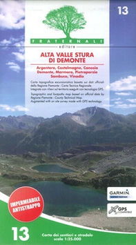 Carta n. 13. Alta valle Stura di Demonte - Librerie.coop