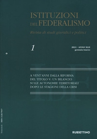 Istituzioni del federalismo. Rivista di studi giuridici e politici - Librerie.coop Istituzioni del federalismo. Rivista di studi giuridici e politici - Librerie.coop