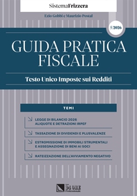 Guida Pratica Fiscale - TESTO UNICO IMPOSTE SUI REDDITI 2026 – Sistema Frizzera - Librerie.coop