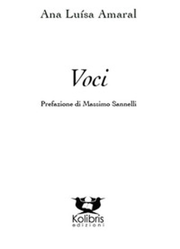 Voci. Testo portoghese a fronte - Librerie.coop