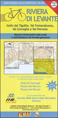 Cartoguida cicloturistica. Riviera di Levante. Ruta, Bocco, Biscia - Librerie.coop