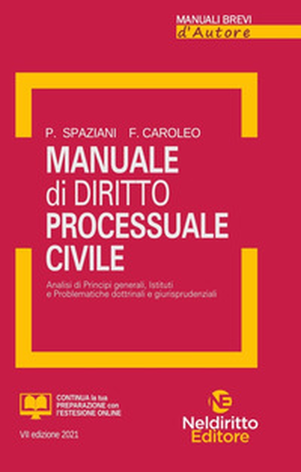 Manuale di diritto processuale civile - Librerie.coop Manuale di diritto processuale civile - Librerie.coop