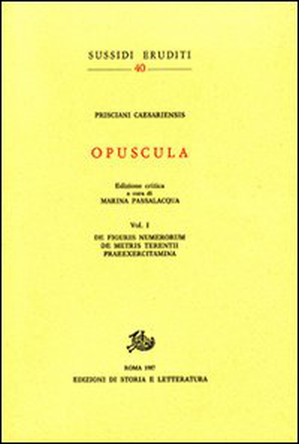 Opuscula - Vol. 1 - Librerie.coop Opuscula - Vol. 1 - Librerie.coop