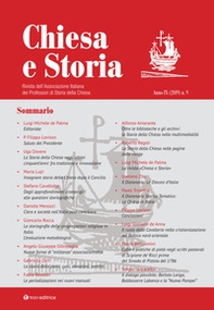 Chiesa e storia. Rivista dell'Associazione Italiana dei Professori di Storia della Chiesa - Librerie.coop