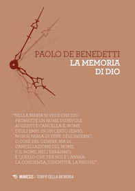 La memoria di Dio - Librerie.coop