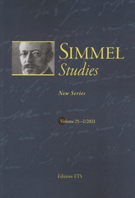 Simmel studies. New series - Vol. 2 - Librerie.coop