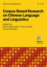 Corpus-based research on chinese language and linguistics - Librerie.coop