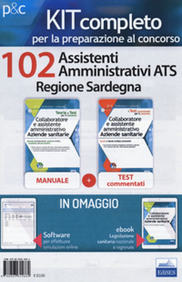 Kit Concorso 102 assistenti amministrativi ATS Regione Sardegna - Librerie.coop Kit Concorso 102 assistenti amministrativi ATS Regione Sardegna - Librerie.coop