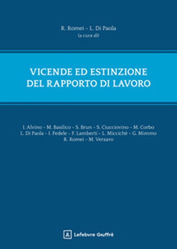 Vicende ed estinzione del rapporto di lavoro - Librerie.coop