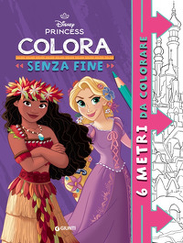 Disney Princess. Colora senza fine. 6 metri da colorare - Librerie.coop
