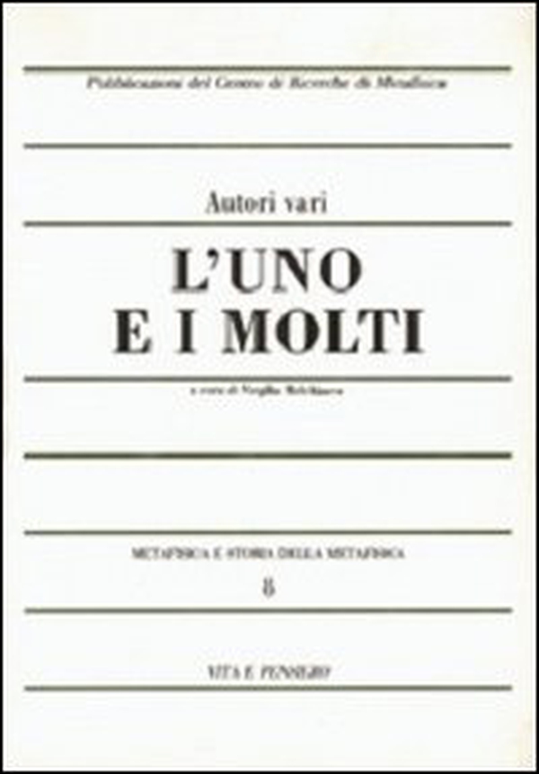 Metafisica e storia della metafisica - Vol. 8 - Librerie.coop Metafisica e storia della metafisica - Vol. 8 - Librerie.coop