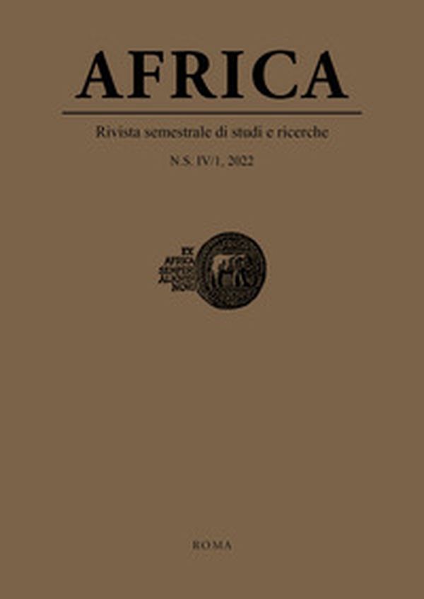 Africa. Rivista semestrale di studi e ricerche. Nuova serie - Vol. 1 - Librerie.coop Africa. Rivista semestrale di studi e ricerche. Nuova serie - Vol. 1 - Librerie.coop
