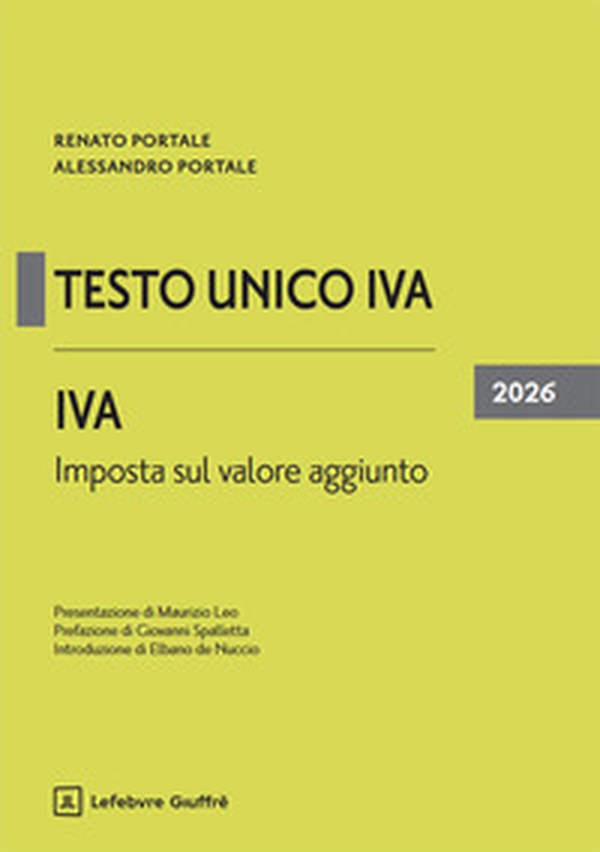 IVA. Imposta sul valore aggiunto 2026 - Librerie.coop