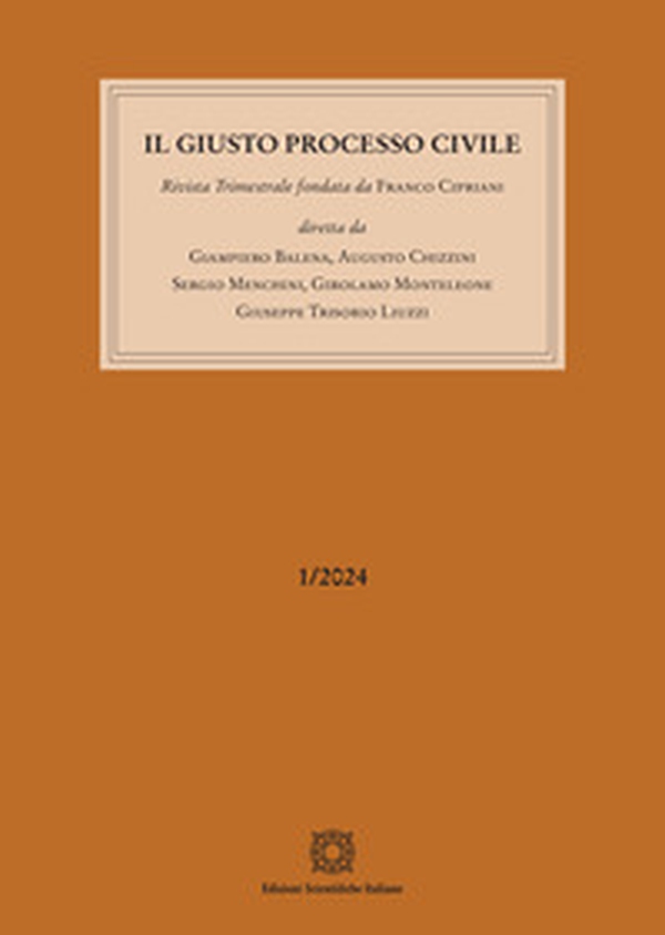 Il giusto processo civile - Vol. 1 - Librerie.coop Il giusto processo civile - Vol. 1 - Librerie.coop
