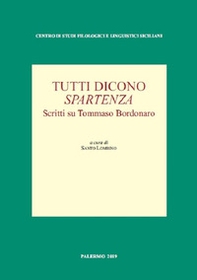 Tutti dicono spartenza. Scritti su Tommaso Bordonaro - Librerie.coop