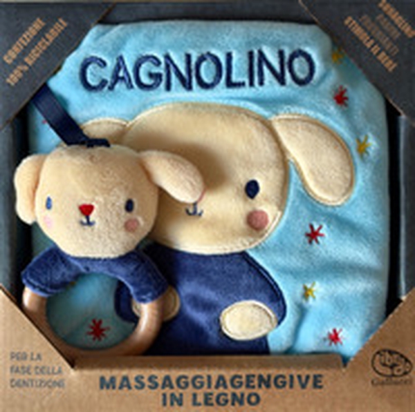 Cagnolino. Libri di stoffa con massaggiagengive in legno - Librerie.coop Cagnolino. Libri di stoffa con massaggiagengive in legno - Librerie.coop