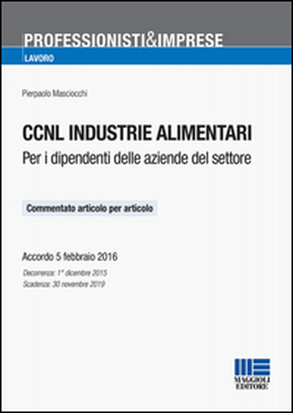 CCNL industrie alimentari - Librerie.coop CCNL industrie alimentari - Librerie.coop