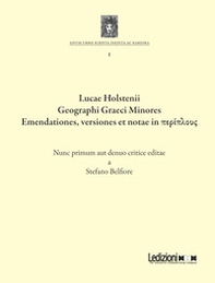 Lucae Holstenii Geographi Graeci Minores Emendationes, versiones et notae in ??????o?? - Librerie.coop