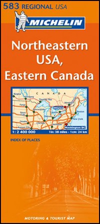 Northeastern U.S.A., Eastern Canada 1:2.400.000 - Librerie.coop