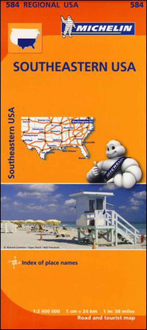 Southeastern USA. 1:2.400.000 - Librerie.coop Southeastern USA. 1:2.400.000 - Librerie.coop