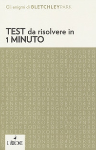 Test da risolvere in 1 minuto - Librerie.coop