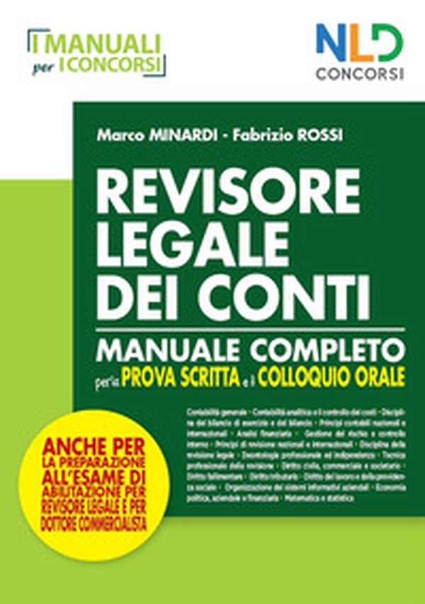 Manuale per revisore legale dei conti per la prova scritta e orale - Librerie.coop Manuale per revisore legale dei conti per la prova scritta e orale - Librerie.coop