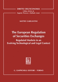 The European Regulation of Securities Exchanges - e-Book - Librerie.coop The European Regulation of Securities Exchanges - e-Book - Librerie.coop