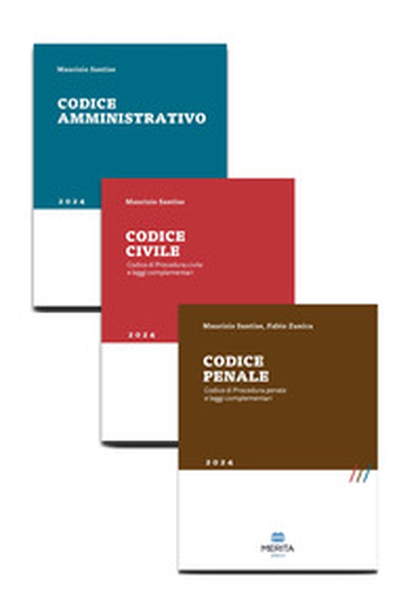 Codice penale-Codice amministrativo-Codice civile. Kit 2024 - Librerie.coop Codice penale-Codice amministrativo-Codice civile. Kit 2024 - Librerie.coop