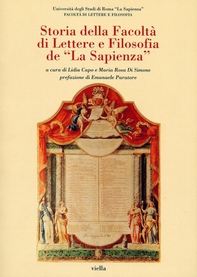 Storia della Facoltà di Lettere e Filosofia de “La Sapienza” - Librerie.coop Storia della Facoltà di Lettere e Filosofia de “La Sapienza” - Librerie.coop