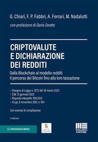 Criptovalute e dichiarazione dei redditi. Dalla blockchain al modello redditi: il percorso dei bitcoin fino alla loro tassazione - Librerie.coop