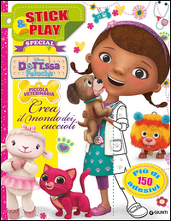 Crea il mondo dei cuccioli. Dott.ssa Peluche. piccola veterinaria. Stick & play special. Con adesivi - Librerie.coop Crea il mondo dei cuccioli. Dott.ssa Peluche. piccola veterinaria. Stick & play special. Con adesivi - Librerie.coop