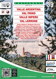 Valle Argentina Valle Prino, Valle Impero, Val Lerrone 1:25.000 - Librerie.coop