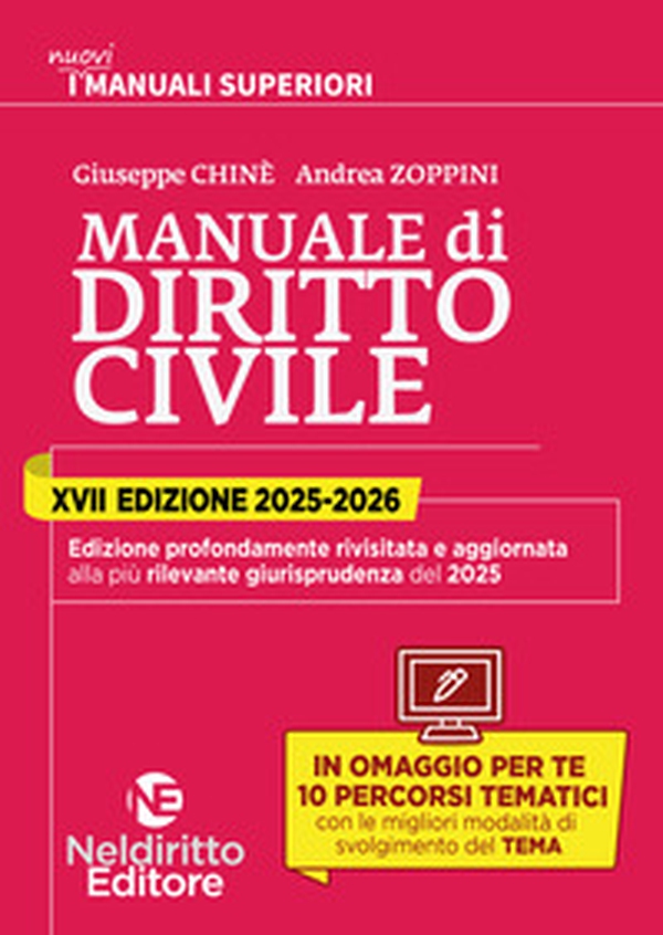 Manuale Superiore di Diritto Civile 2025-2026 per il concorso in Magistratura - Librerie.coop Manuale Superiore di Diritto Civile 2025-2026 per il concorso in Magistratura - Librerie.coop
