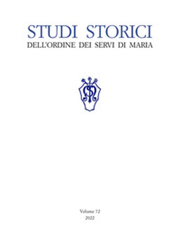 Studi storici dell'Ordine dei Servi di Maria - Vol. 72 - Librerie.coop Studi storici dell'Ordine dei Servi di Maria - Vol. 72 - Librerie.coop