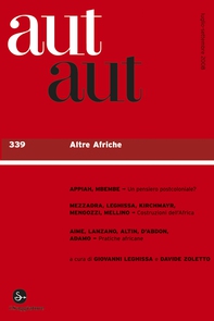Aut aut 339 - Altre Afriche - Librerie.coop Aut aut 339 - Altre Afriche - Librerie.coop
