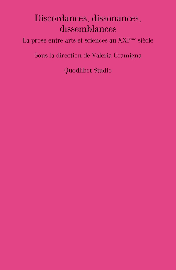 Discordances, dissonances, dissemblances - Librerie.coop Discordances, dissonances, dissemblances - Librerie.coop