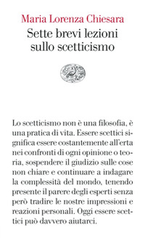 Sette brevi lezioni sullo scetticismo - Librerie.coop Sette brevi lezioni sullo scetticismo - Librerie.coop