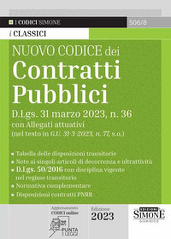 Nuovo codice dei contratti pubblici - Librerie.coop Nuovo codice dei contratti pubblici - Librerie.coop