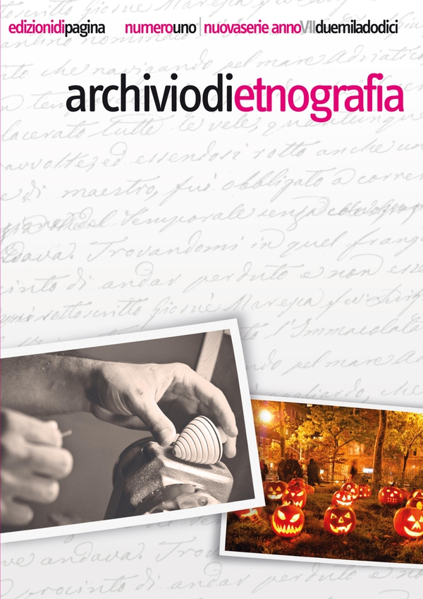 Archivio di Etnografia. 1/2012 - Librerie.coop