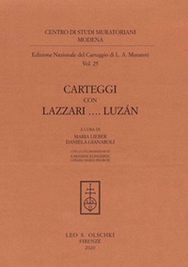 Edizione nazionale del carteggio di L. A. Muratori. Carteggi con Lazzari... Luzán - Librerie.coop Edizione nazionale del carteggio di L. A. Muratori. Carteggi con Lazzari... Luzán - Librerie.coop