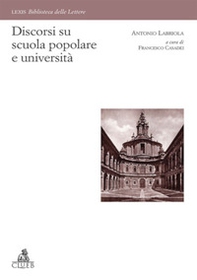 Discorsi su scuola popolare e università - Librerie.coop