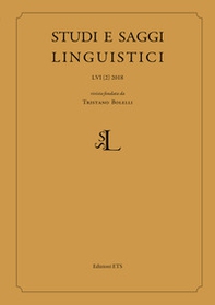Studi e saggi linguistici - Vol. 2 - Librerie.coop