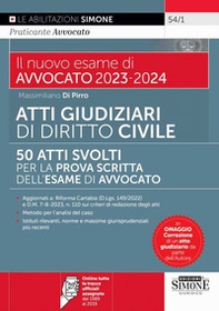 Atti giudiziari svolti di diritto civile. 50 atti svolti per la prova scritta dell'esame di avvocato - Librerie.coop Atti giudiziari svolti di diritto civile. 50 atti svolti per la prova scritta dell'esame di avvocato - Librerie.coop