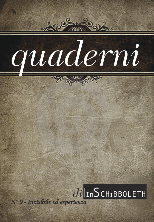 Invisibile ed esperienza (2018-1) - Librerie.coop Invisibile ed esperienza (2018-1) - Librerie.coop