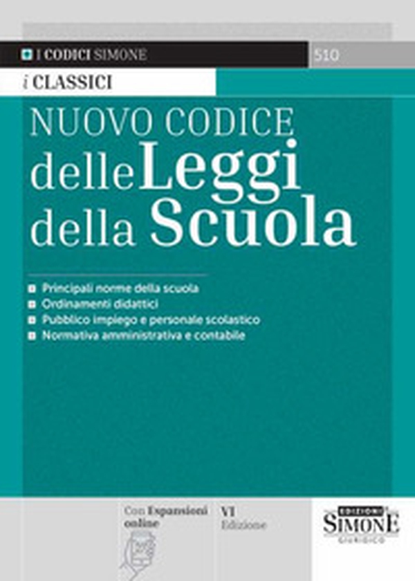 Nuovo codice delle leggi della scuola - Librerie.coop Nuovo codice delle leggi della scuola - Librerie.coop