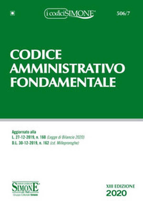 Codice amministrativo fondamentale - Librerie.coop Codice amministrativo fondamentale - Librerie.coop